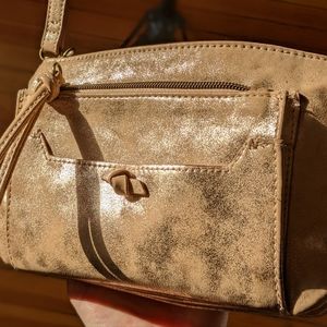 Donating Soon! T- Shirt & Jeans Pink Shimmer Bag Purchased from Stichfix